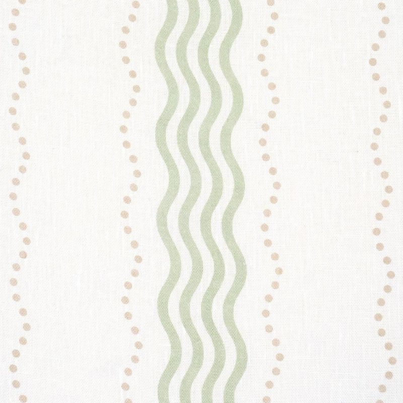 Tissu diaphane Schumacher X Rita Konig Margot, Vert