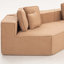 Canapé modulaire surdimensionné de 132 po en tissu Teddy-1661850773