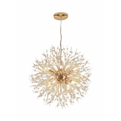 Lustre suspendu 12 lumières 22 "22"