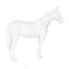Horse Sculpture, Standing, Glossy White