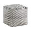 Pouf carré en tissu moderne, plancher antidérapant, capacité de poids de 300 lb, multicolore, antidérapant recouvert de cubes de 16 po, multicolore, 16 po x 16 po x 16 po