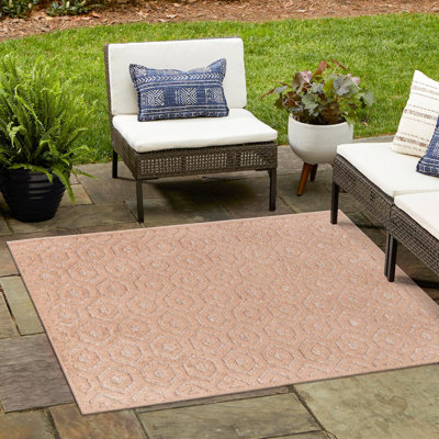 Heberling Geometric Indoor / Outdoor Rug