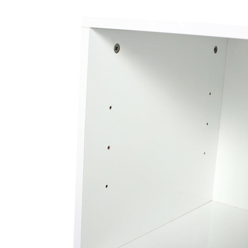 Meuble-lavabo de 60 po avec lavabo en résine, portes à fermeture en douceur, étagères de rangement murales suffisantes, charnières en acier inoxydable et armoire à portes en métal robustes, espace de rangement Avantage