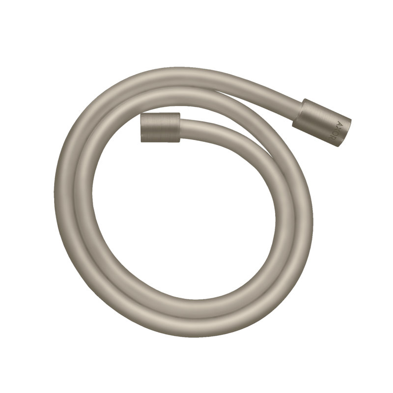 ShowerSolutions Techniflex Hose with Cylindrical Nut, 63", Brushed Nickel
