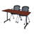 Kobe T-Base Training Seminar Table, 2 Cadence Nesting Chairs-72463817-33122245