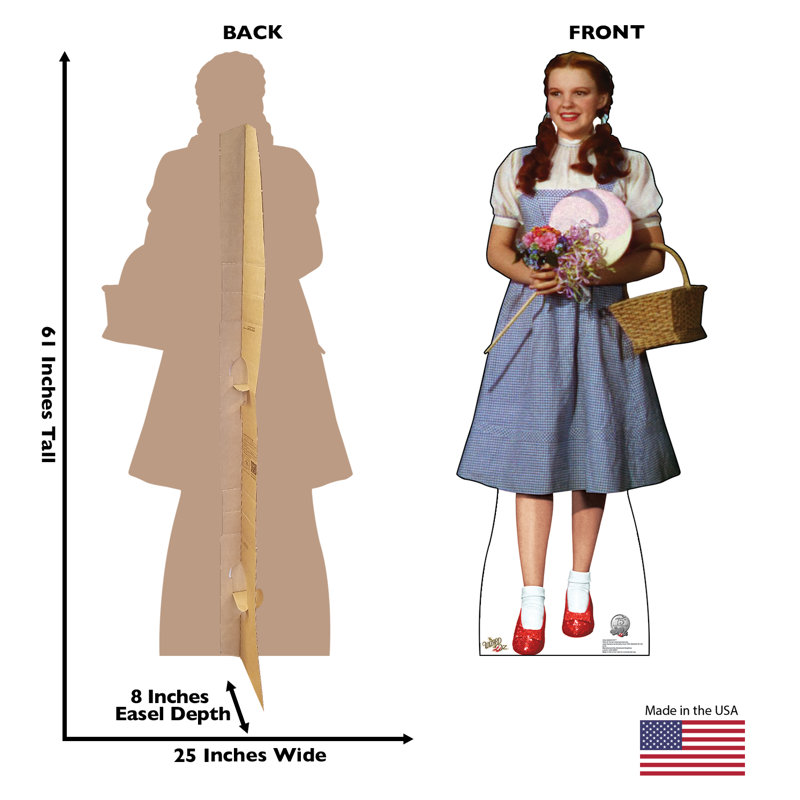 Dorothy Wizard of Oz 75th Anniversary Life-Size Cardboard Cutout