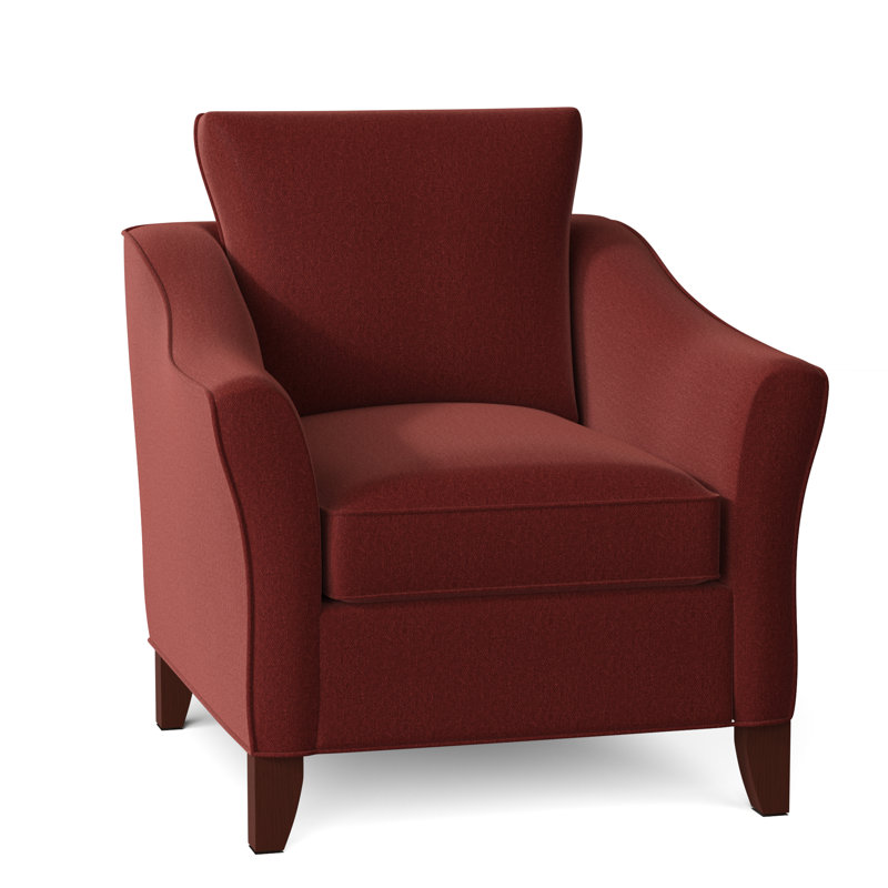 Fauteuil de 33 po de largeur Loft Living, Anello 26 sergé bourgogne performance, Non, Manhattan