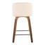 Tabouret de comptoir pivotant 24,25 po Lakyia