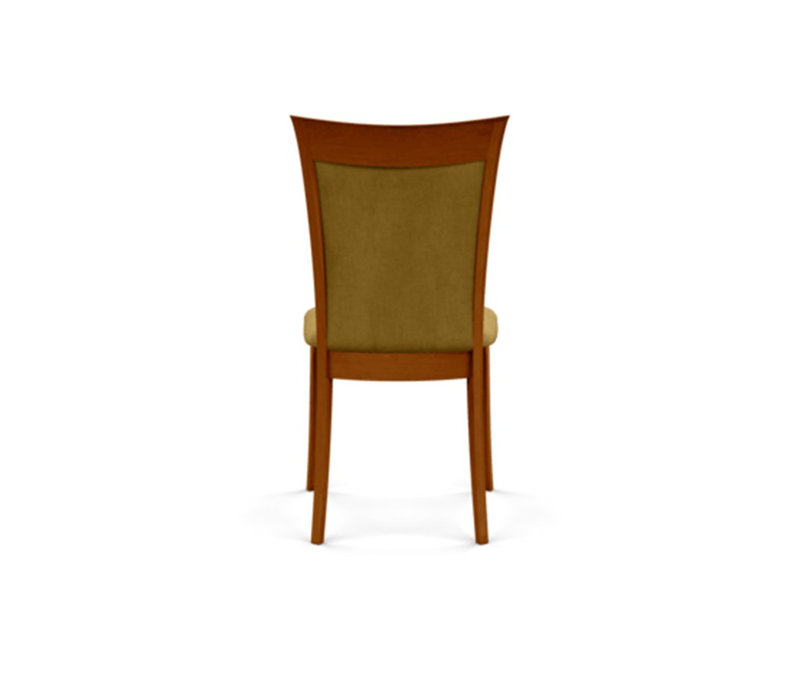 Morgan Leather Dining Chair, Autumn Cherry, Ebony