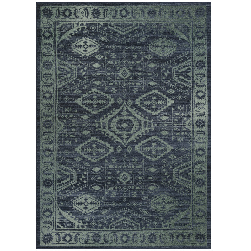 Eual Oriental Indoor Rug, Rectangle 5' x 7'