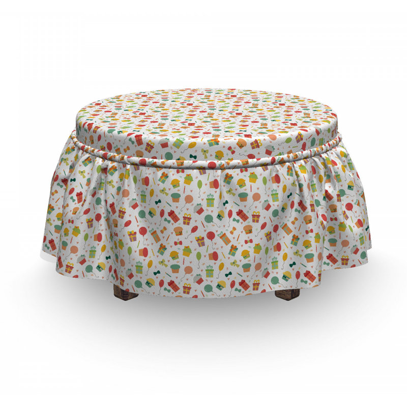Housse pour repose-pieds de ballons d’anniversaire