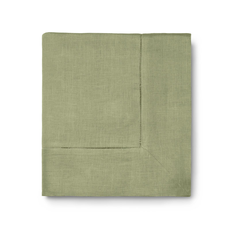 Festival Handmade Tablecloth, Sage, 124" x 66"