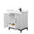 30'' Single Bathroom Vanity with Cultured Marble Top-79721200-79721201-97966144