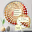 Miroir décoratif rouge or et spirale IV - Radial Dot MIR105988 C-95185946