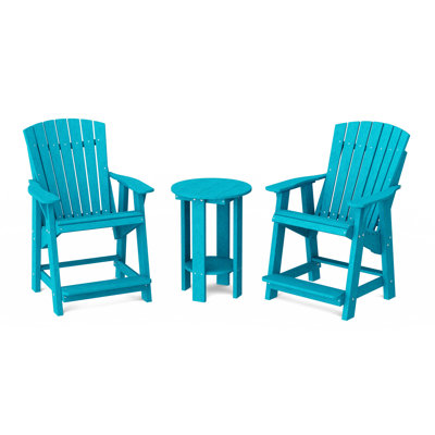 Chaises hautes Adirondack avec table Heritage