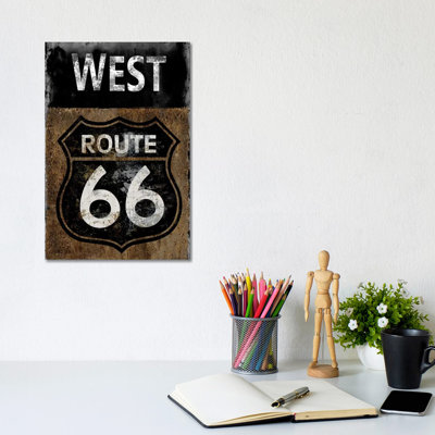 Route 66 West by Luke Wilson - Gallery-Wrapped Canvas Giclée on Canvas