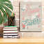«Bunny Kisses 2 Beige» par Laura Marshall, art mural sur toile