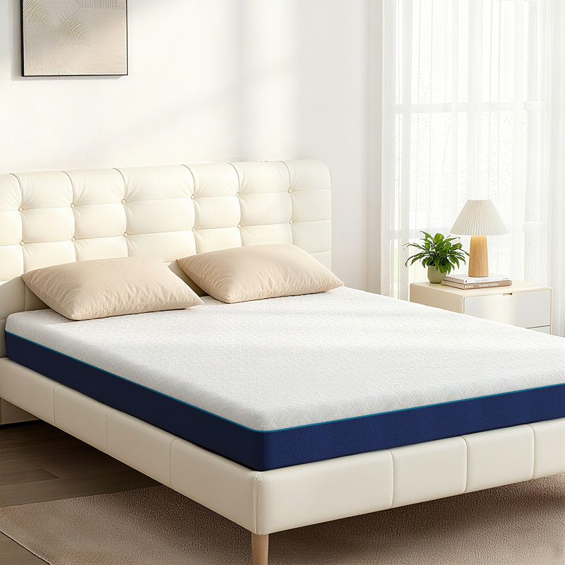 Matelas de 6 po de hauteur, matelas de refroidissement à mousse viscoélastique gélifiée moyenne dans une boîte