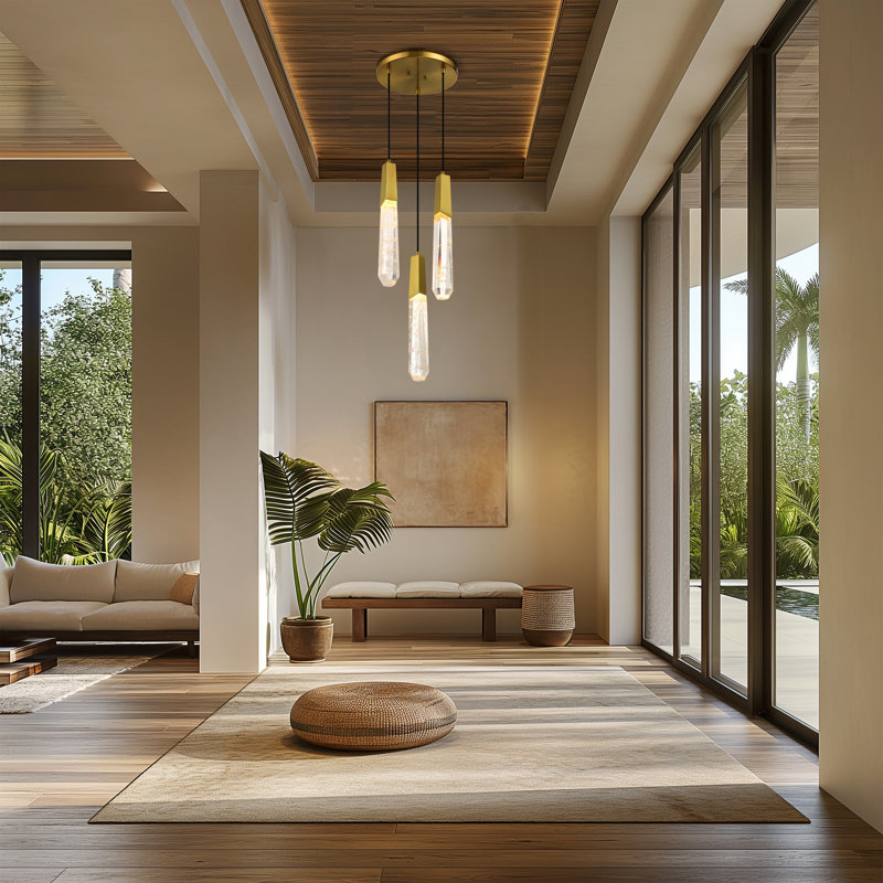 George Kovacs Drifting Droplets - 3 Light Led Pan Pendant