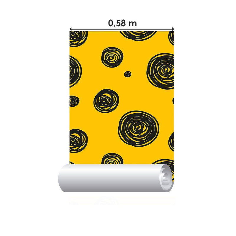 Rouleau de papier peint adhésif L 126 po x l 24 po Tasmin