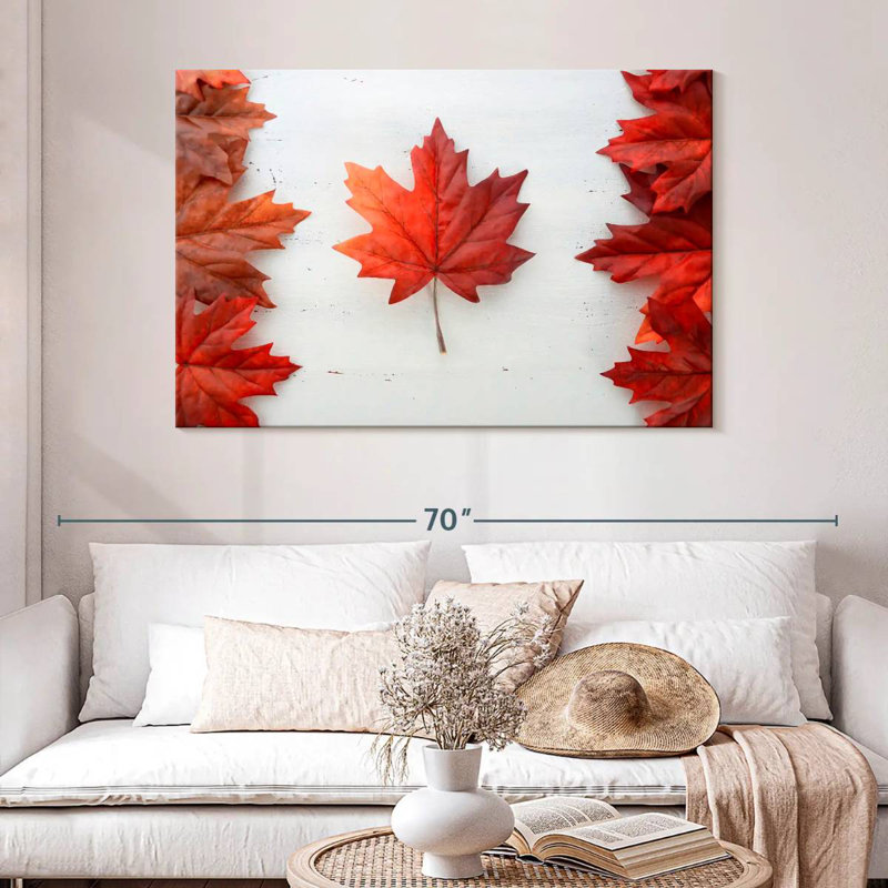 Borges Maple Leaf, 32" H x 48" W