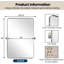 Miroir de salle de bain mural moderne inclinable | Cadre pivotant en acier inoxydable-1498669462-1508626405