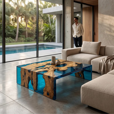 Table basse traîneau