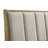 Leny Upholstered Queen Panel Bed Natural Pine-103976323