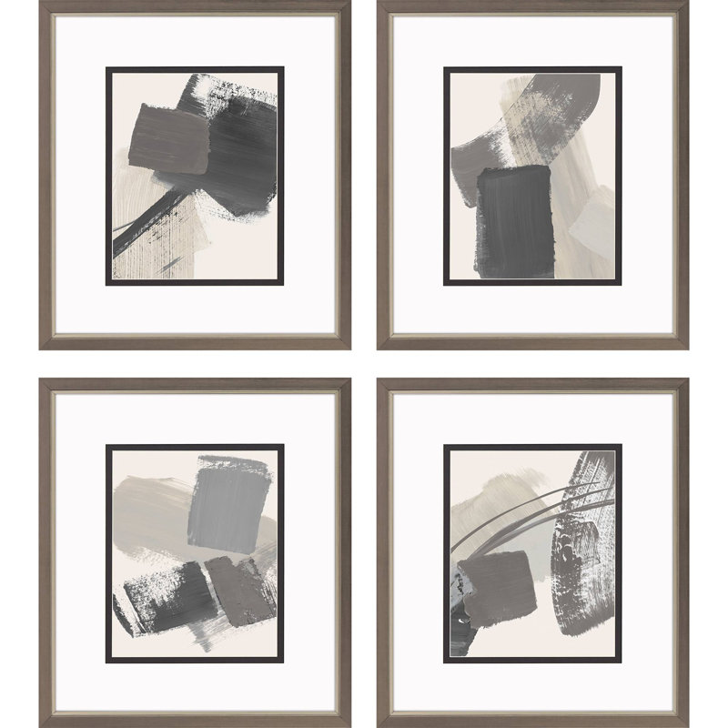New Day S / 4, impression encadrée sur papier 4 pièces