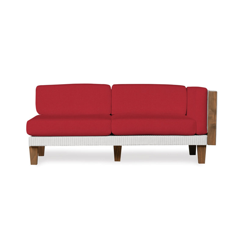 Catalina Outdoor 2 - Seat Loveseat, White, Demo Oatmeal