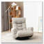 Chaise longue rembourrée réglable