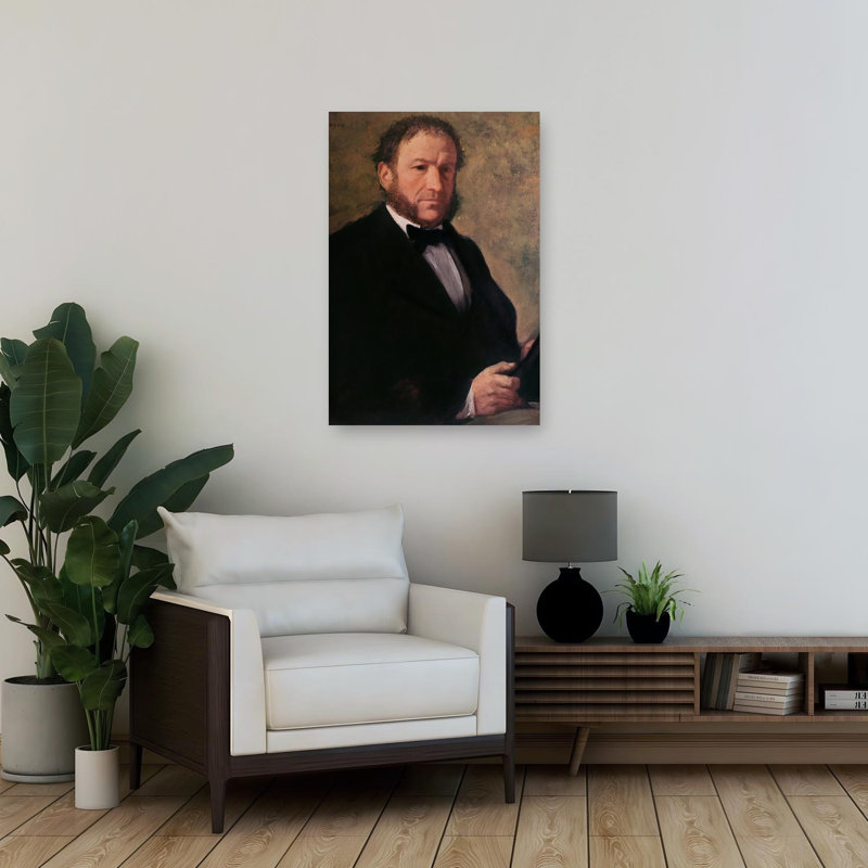 Portrait Of Monsieur Ruelle, 1861 Impressionist Abstract Contemporary Portrait Wall Art Print - Print, 91.44cm H x 60.96cm W