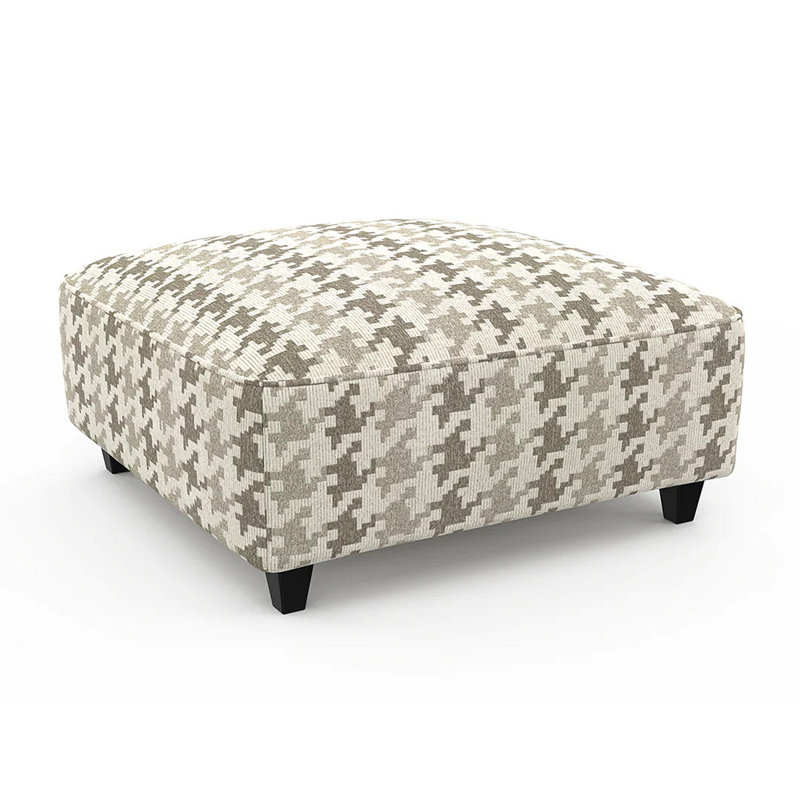 Repose-pieds carré style transitionnel