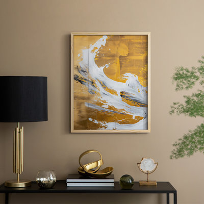 ABSTRACT Series CDXLV III, reproduction encadrée - bois massif