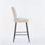Ensemble de deux chaises de bar réglables à pieds en fer, de conception simple et confortables pour les comptoirs de bar, les cuisines et les restaurants-1368564473