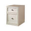 Ensemble de bureau d'ordinateur en L en bois massif 3 pièces Annmarie