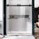 50'' - 55'' W x 76'' H Double Added Frameless Shower Door with Clear Glass