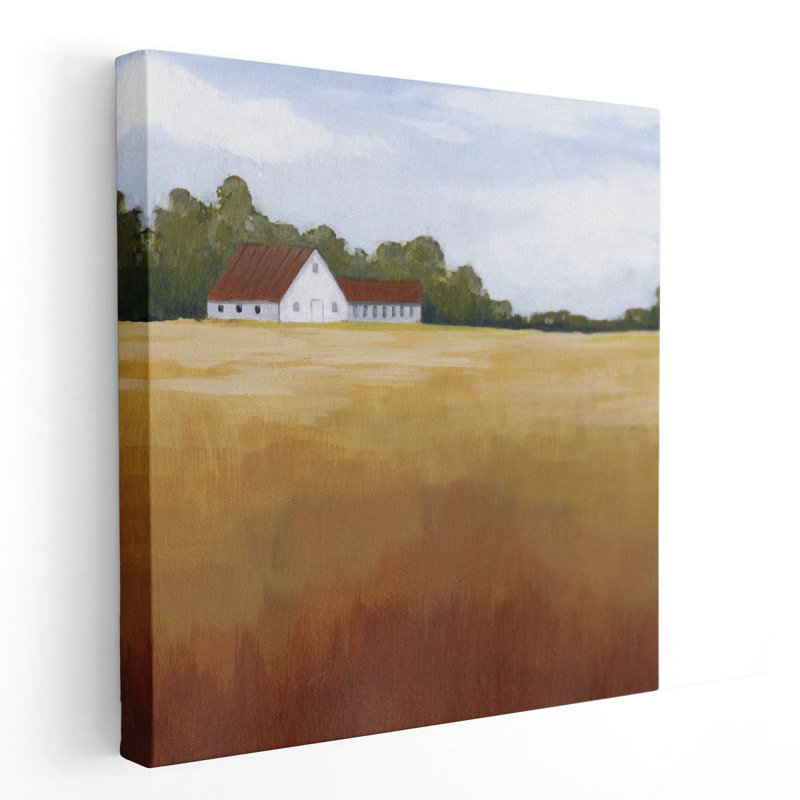 Prairie Premise I - reproduction d'art sur toile, H 40 po x l 40 po