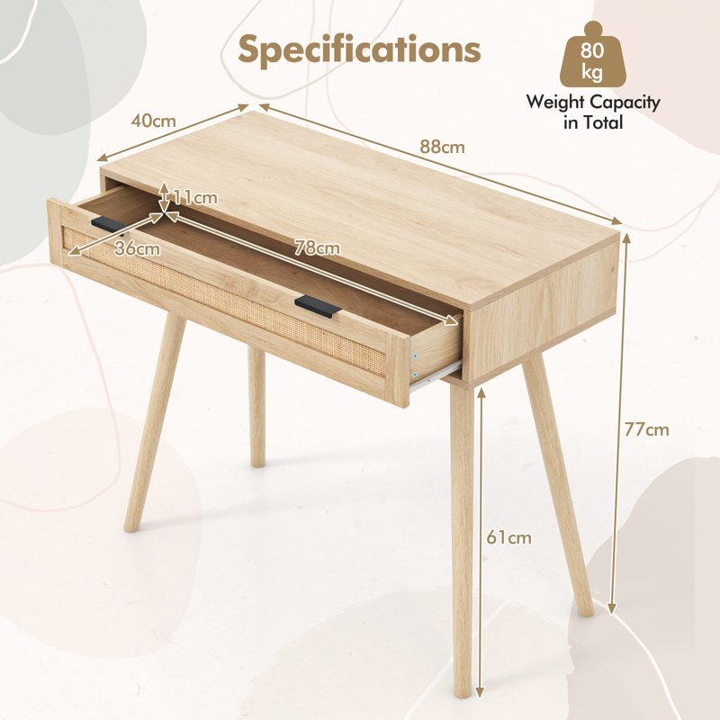 88 cm W Console Table