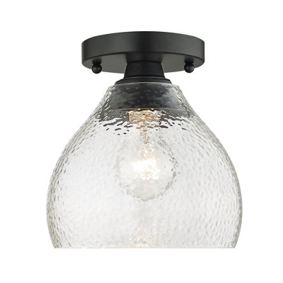 Adryann Glass Semi Flush Mount