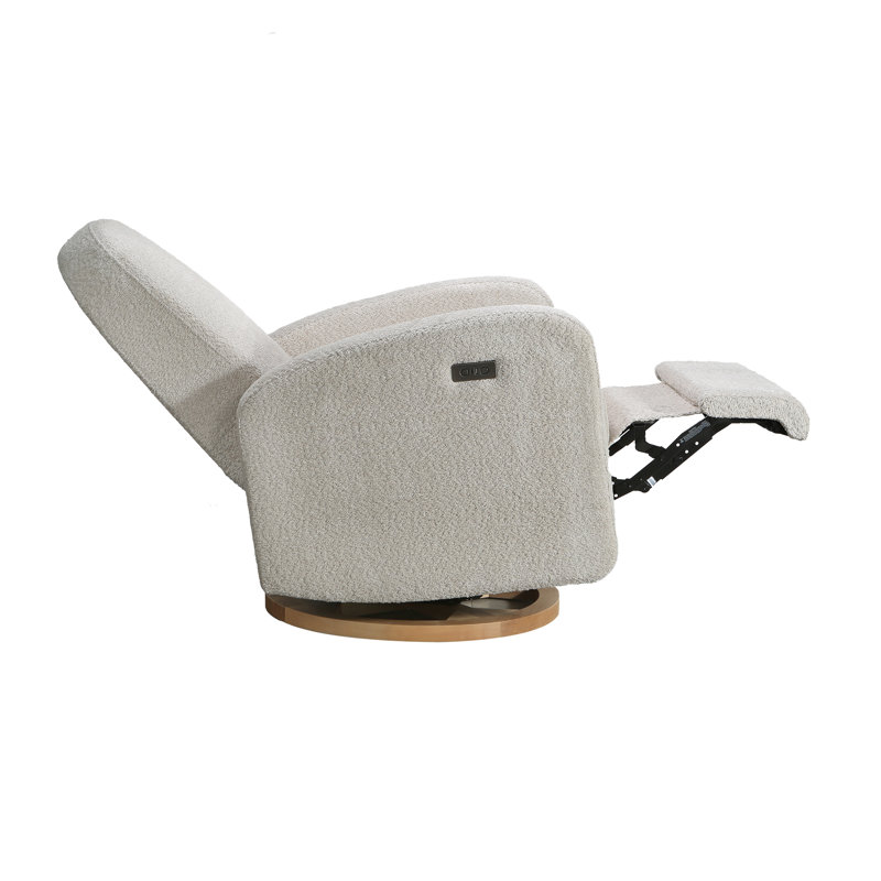 Bea Swivel Glider Recliner in Vanilla, Sand