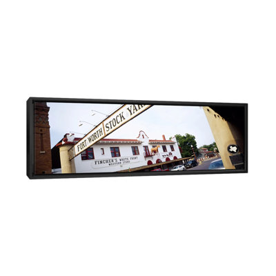 " Low Angle View Of A Commercial SignboardFort Worth Stockyards, Fort Worth, Texas, USA " by Panoramic Images