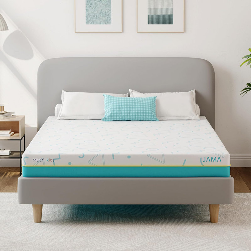 7 Inch Queen Mattress for Kids, Memory Foam Bunk Bed Mattress, Medium Firm