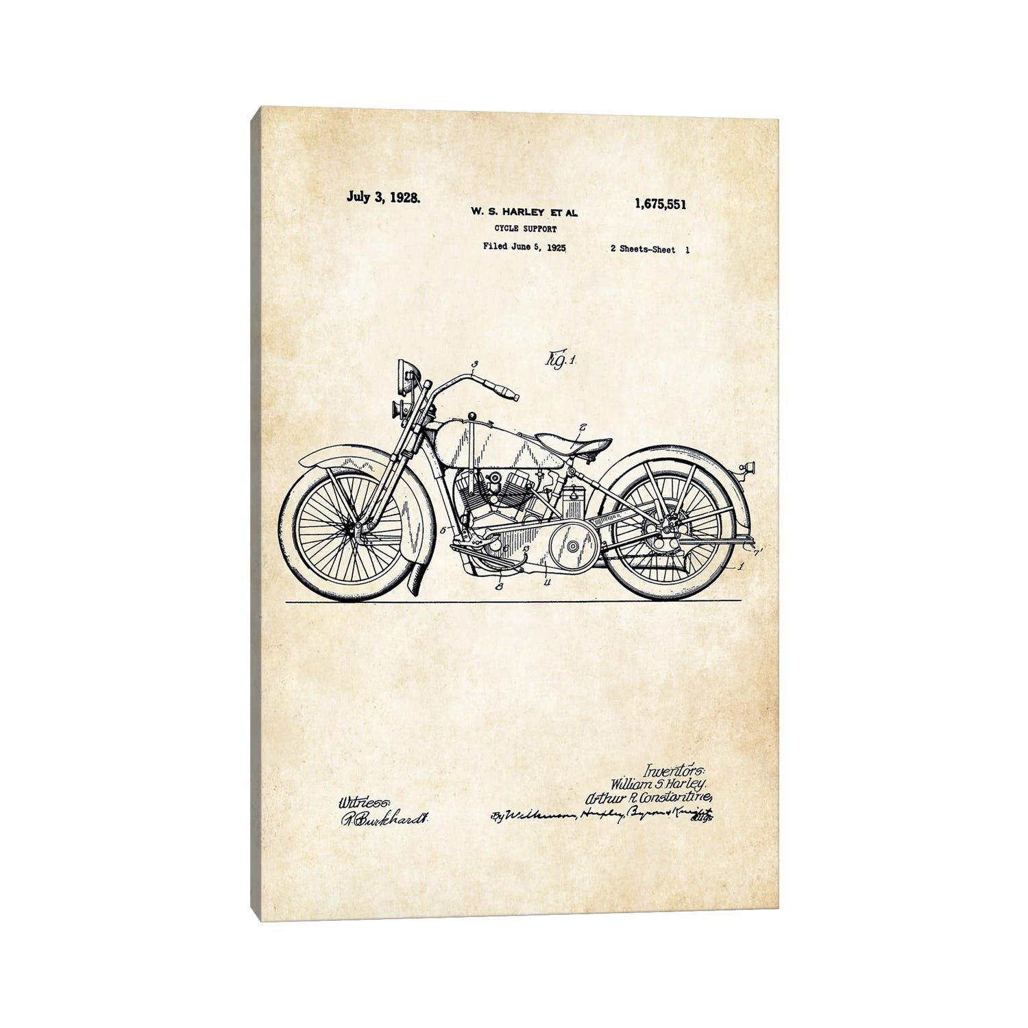 https://assets.wfcdn.com/im/84312577/compr-r85/1490/149060478/1928-harley-davidson-motorcycle-on-canvas-by-patent77-print.jpg