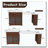 80-inch Expandable Kitchen Island with Dining Table