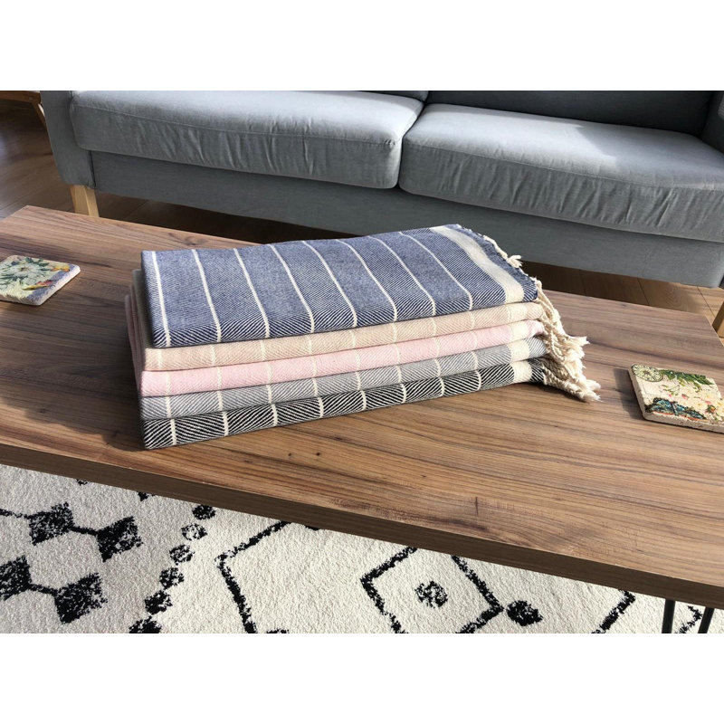 Ensemble de serviettes en coton turc 2 pièces Trinton, Rosé