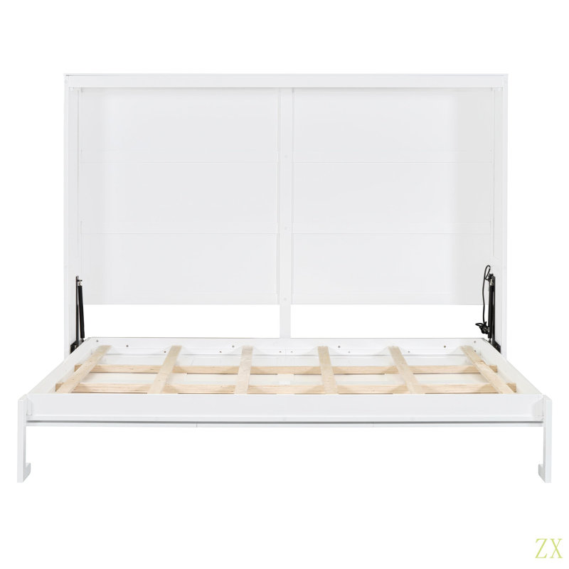 Grand lit escamotable mural, Grand lit, Blanc