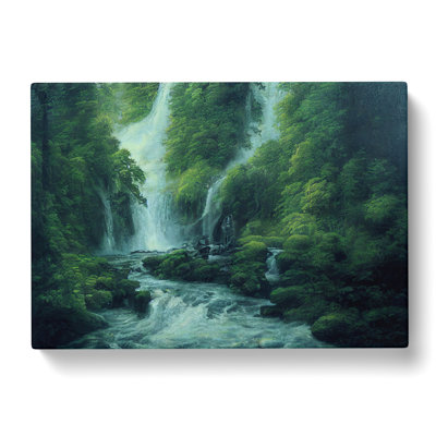 Otherworldly Waterfall - Wrapped Canvas