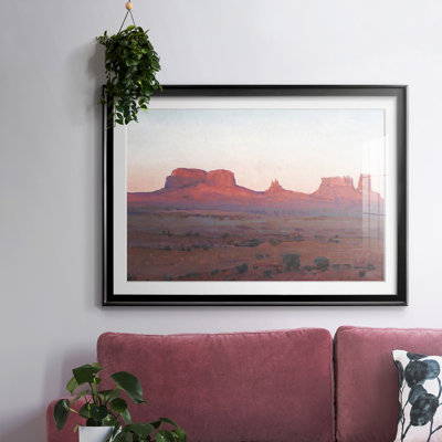 Red Rocks At Dusk II, reproduction d'art encadrée