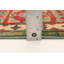 Tapis de couloir rouge en laine noué à la main de conception unique 5 pi x 19 pi 4 po Heddy
